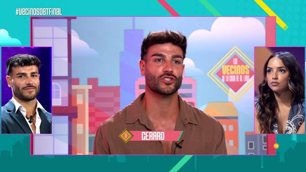 Gerard y Lucía Sánchez confiesan si pasó algo entre ellos realmente antes de entrar al vecindario: "Hubo un tonteo entre nosotros"
