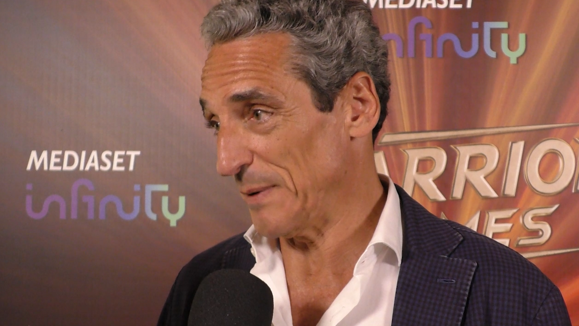 Juan Baixeras, en la presentación de 'Warrior Games', el nuevo formato que se estrena en Mediaset Infinity