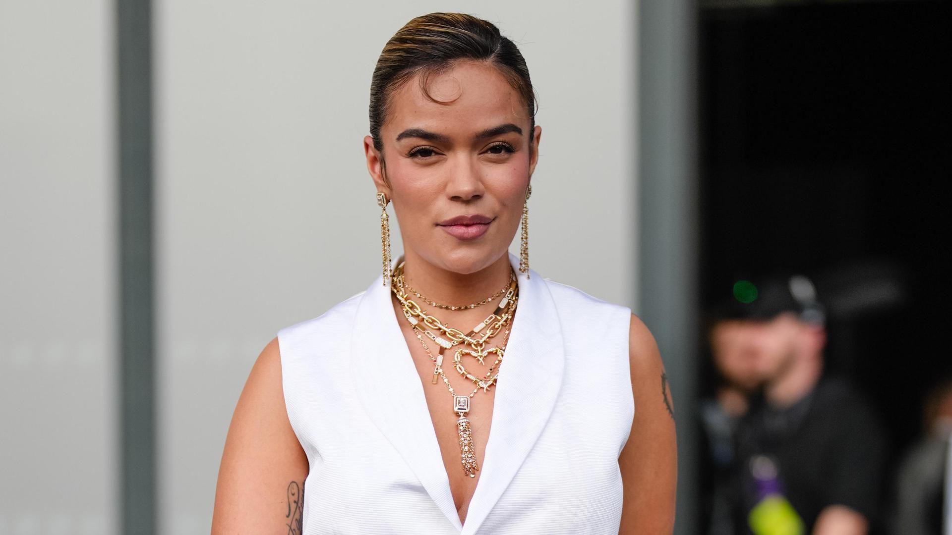 Karol G, en el desfile de Louis Vuitton