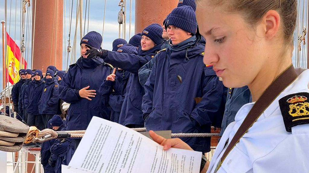 Leonor, en Elcano