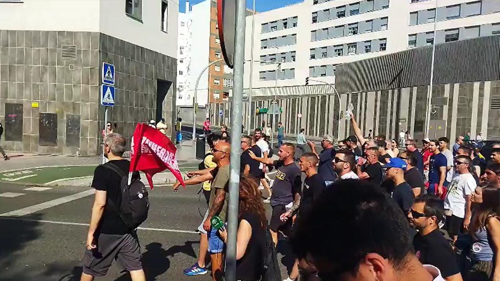Nueva jornada de protestas de los trabajadores del metal en Cádiz