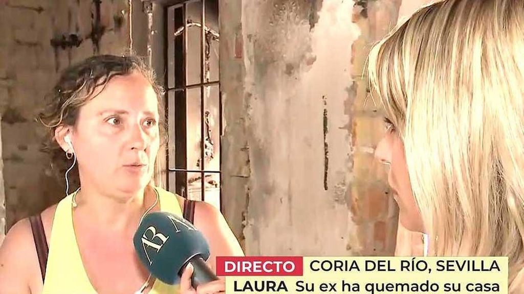 Laura denuncia que su ex le ha quemado la casa : "Él sabe que el niño siempre está en casa"