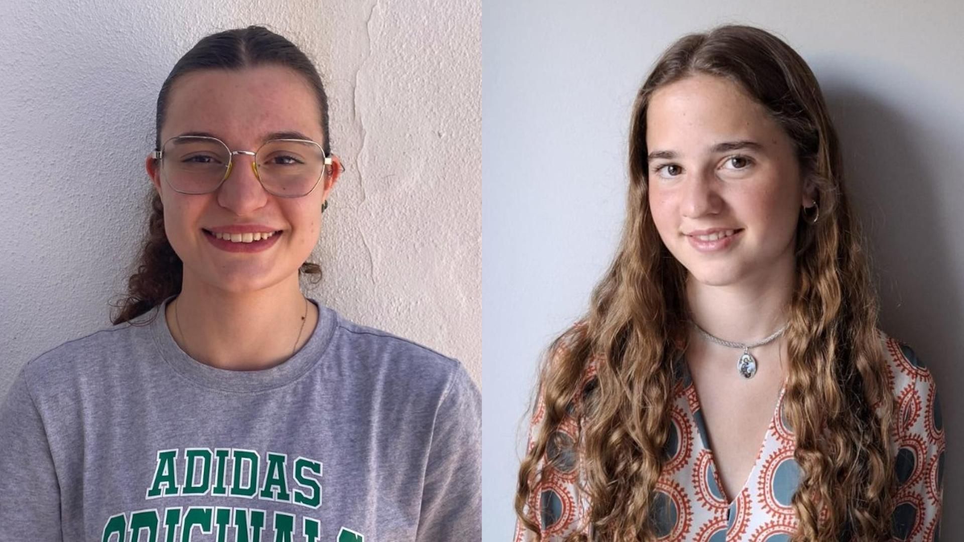 Berta y Catalina, dos de las tres mejores notas de la PAU en Cataluña Berta y Catalina, dos de las tres mejores notas de la PAU en Cataluña