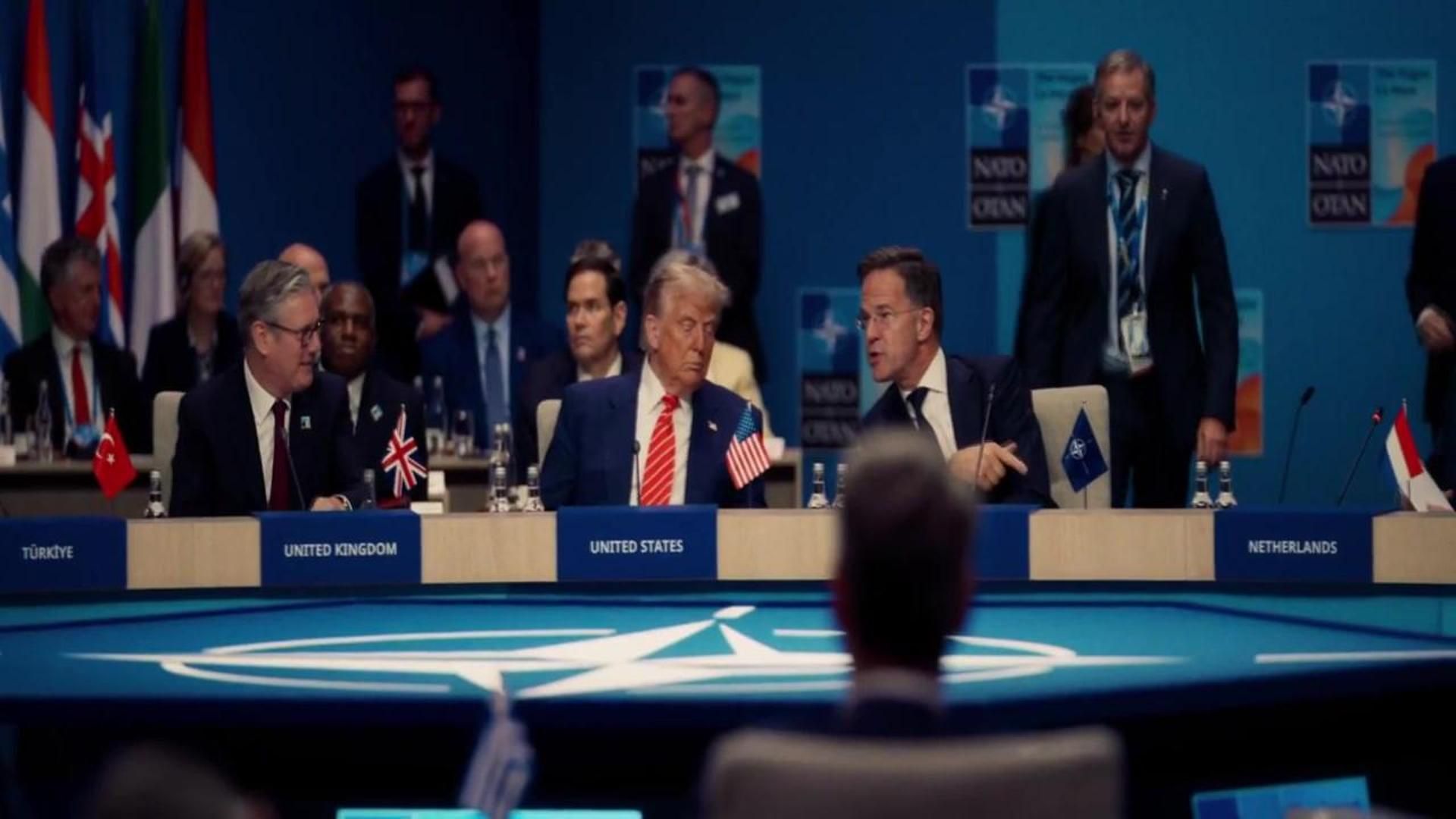 'Daddy's home': la Casa Blanca llama "papi" a Trump en un vídeo promocional de su paso por la OTAN