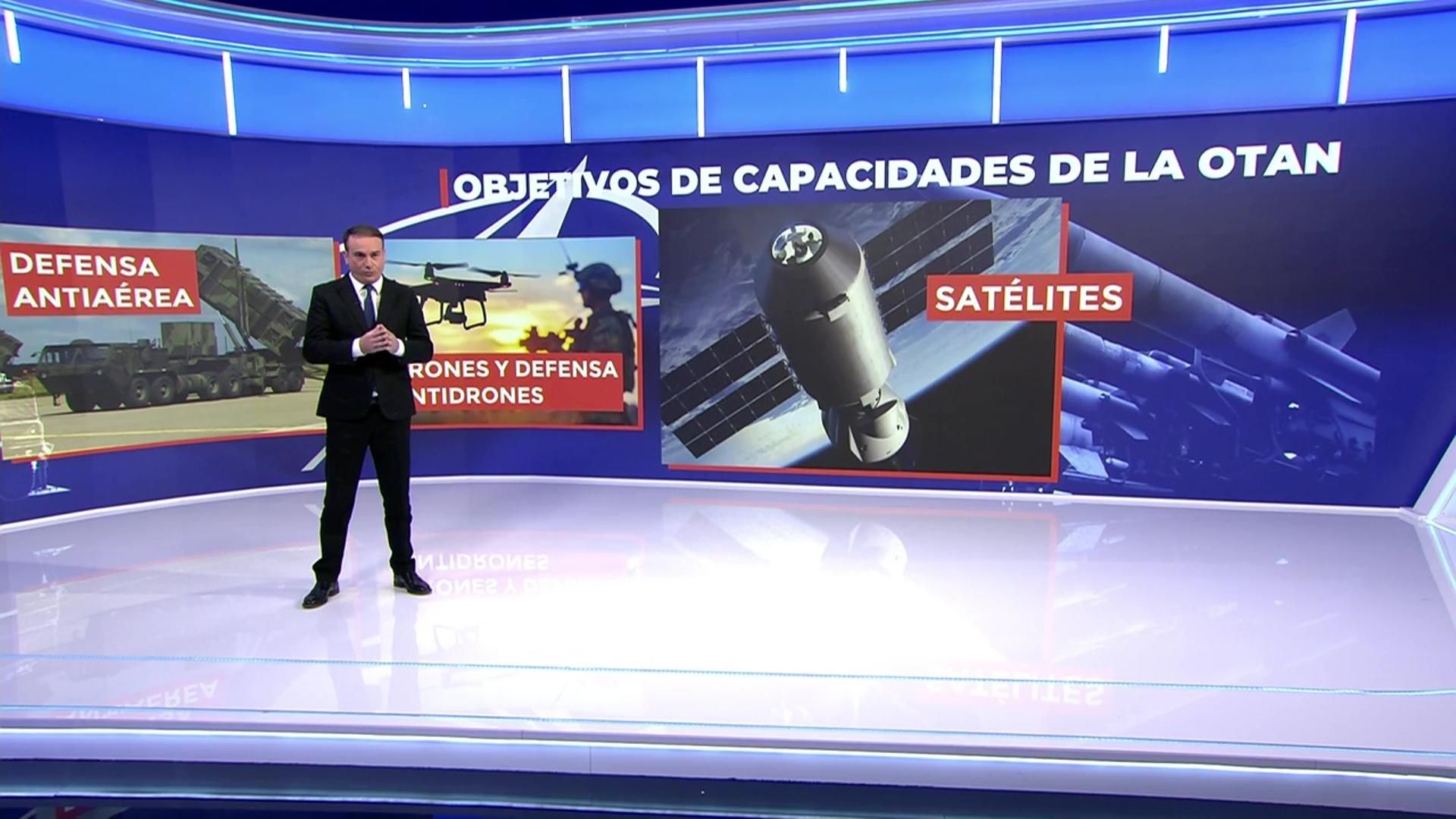 David Cacho habla con expertos que explican los objetivos de capacidades que nos exige la OTAN