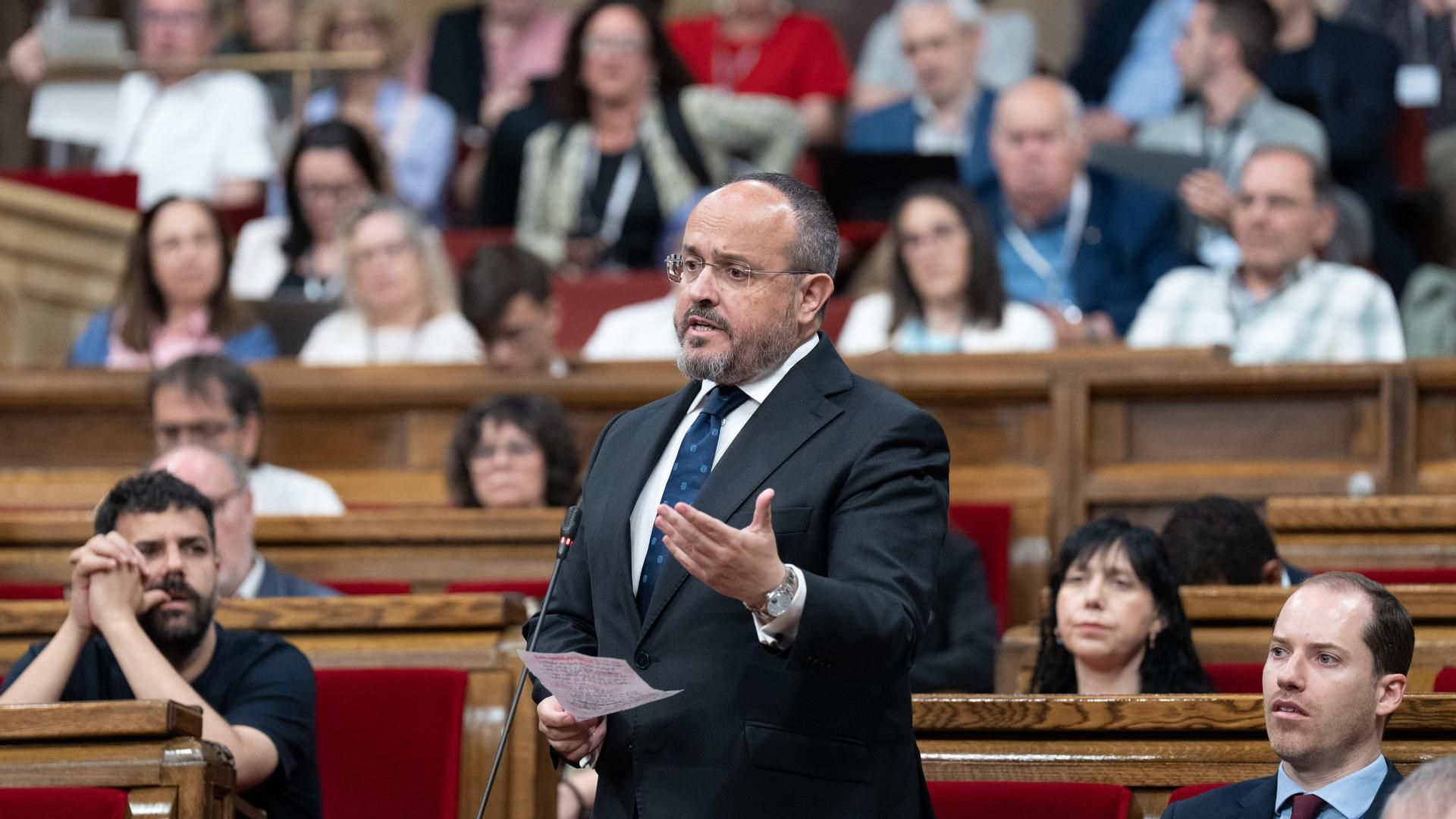 El líder del PP de Cataluña, Alejandro Fernández