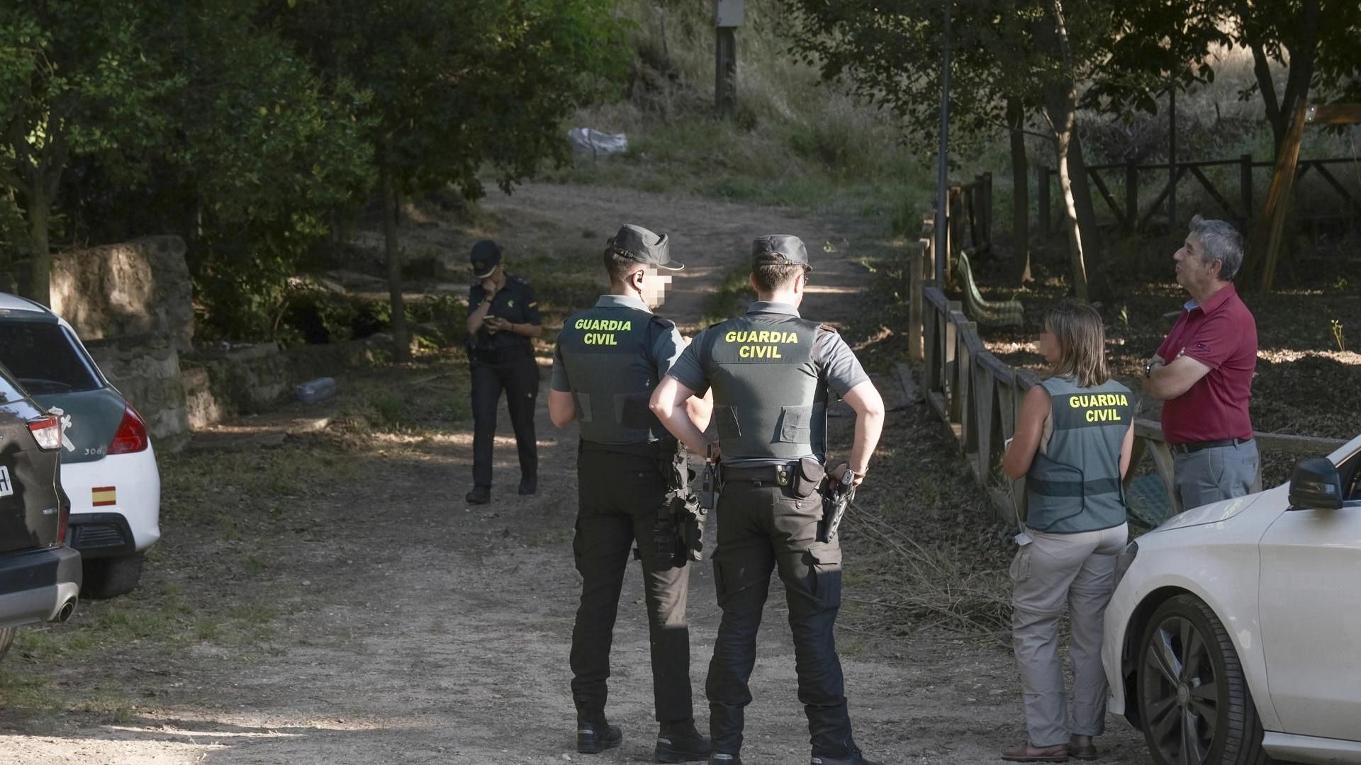El lugar donde han hallado el cadáver de una mujer desaparecida en Ruguilla, Guadalajara