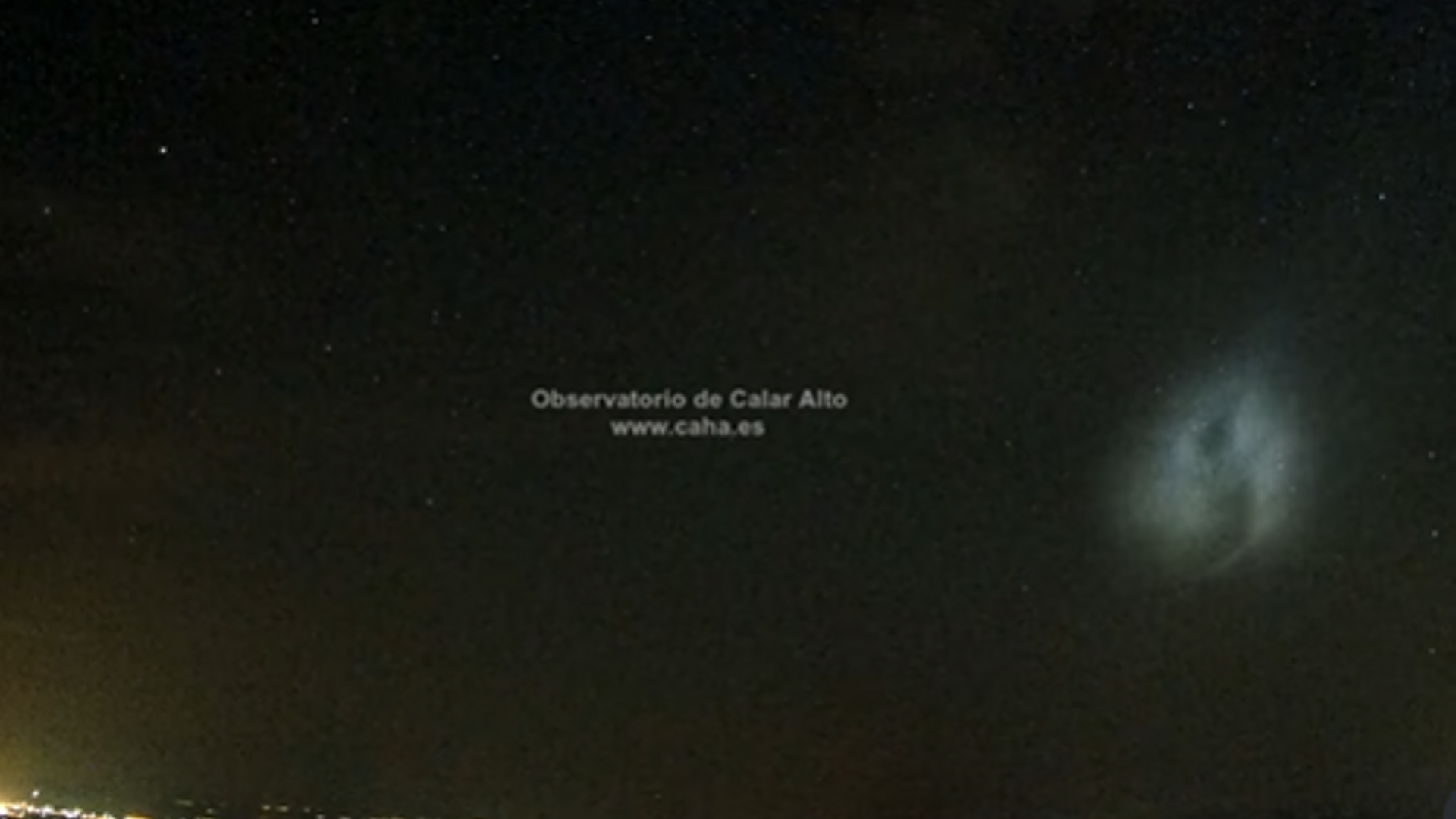 Imagen captada por el Observatorio Astronómico Hispano en Andalucía de Calar Alto