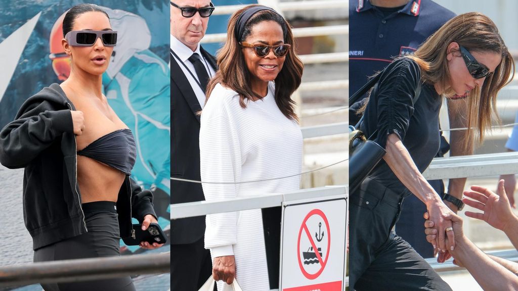 Kim Kardashian, Oprah Winfrey y Rania de Jordania, en un montaje de fotos