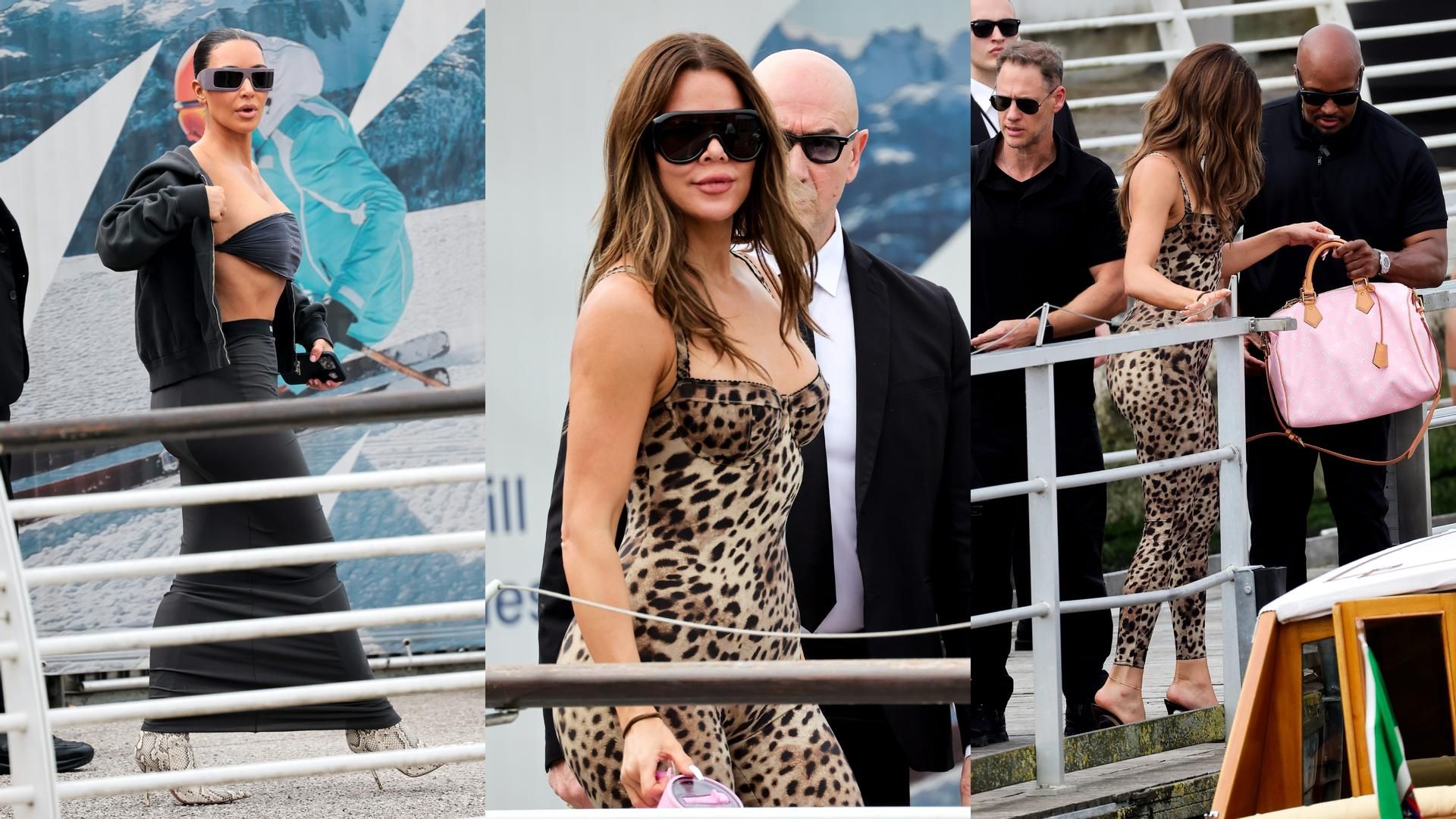 Kim y Khloe Kardashian , en un montaje de fotos