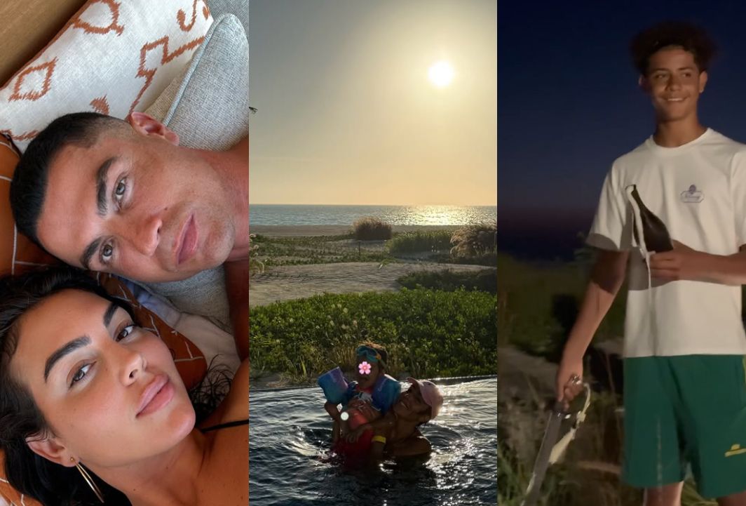 Las vacaciones de Cristiano y Georgina