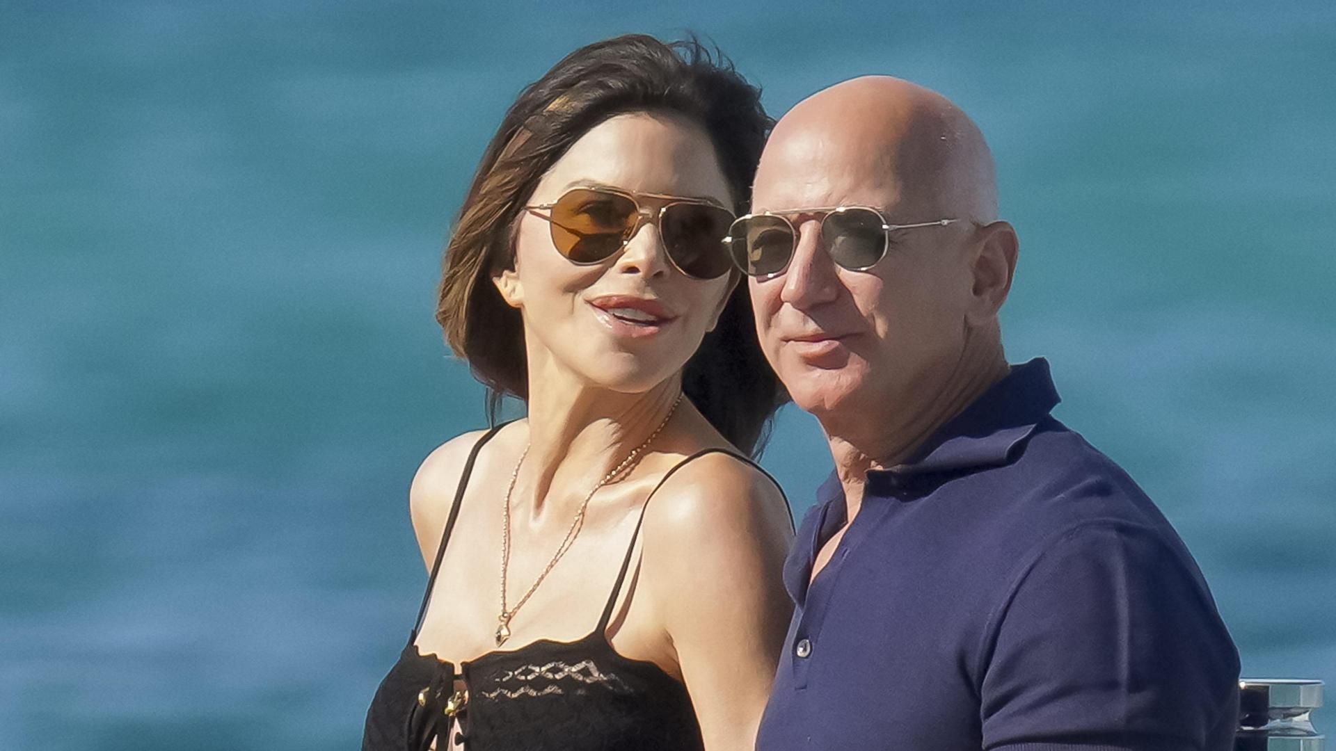 Lauren Sanchez y Jeff Bezos