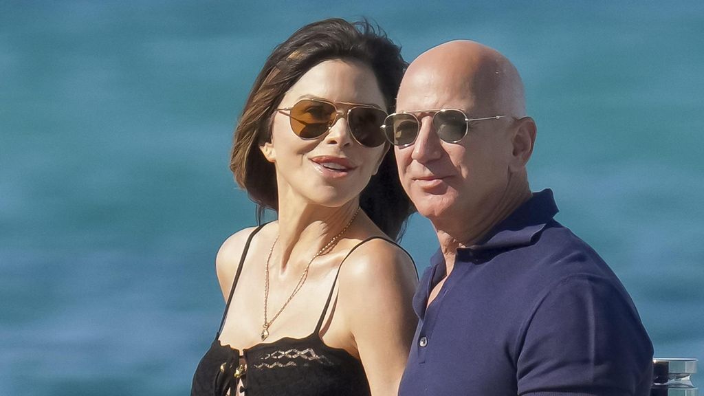 Lauren Sanchez y Jeff Bezos