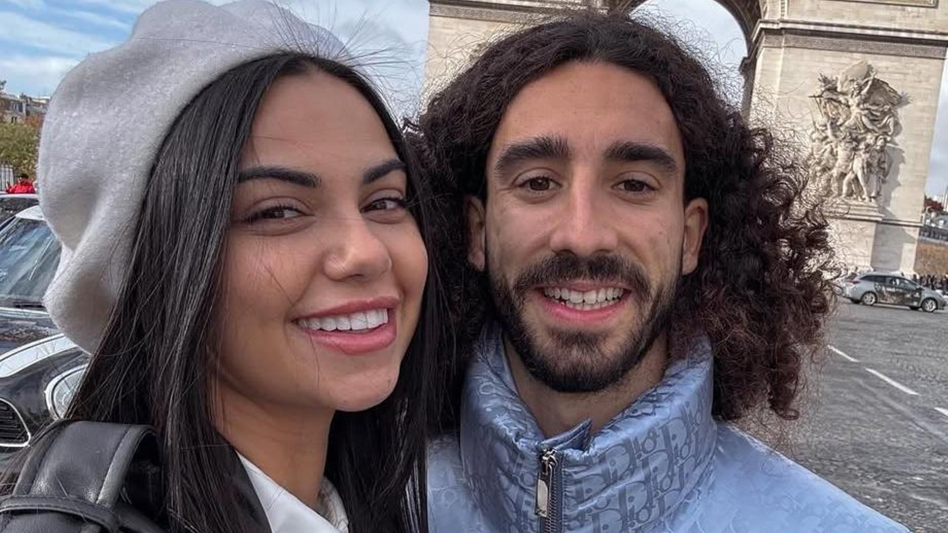 Marc Cucurella y Claudia Rodríguez