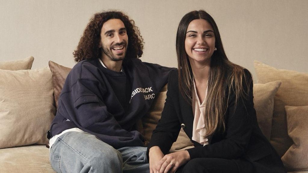 Marc Cucurella y Claudia Rodríguez