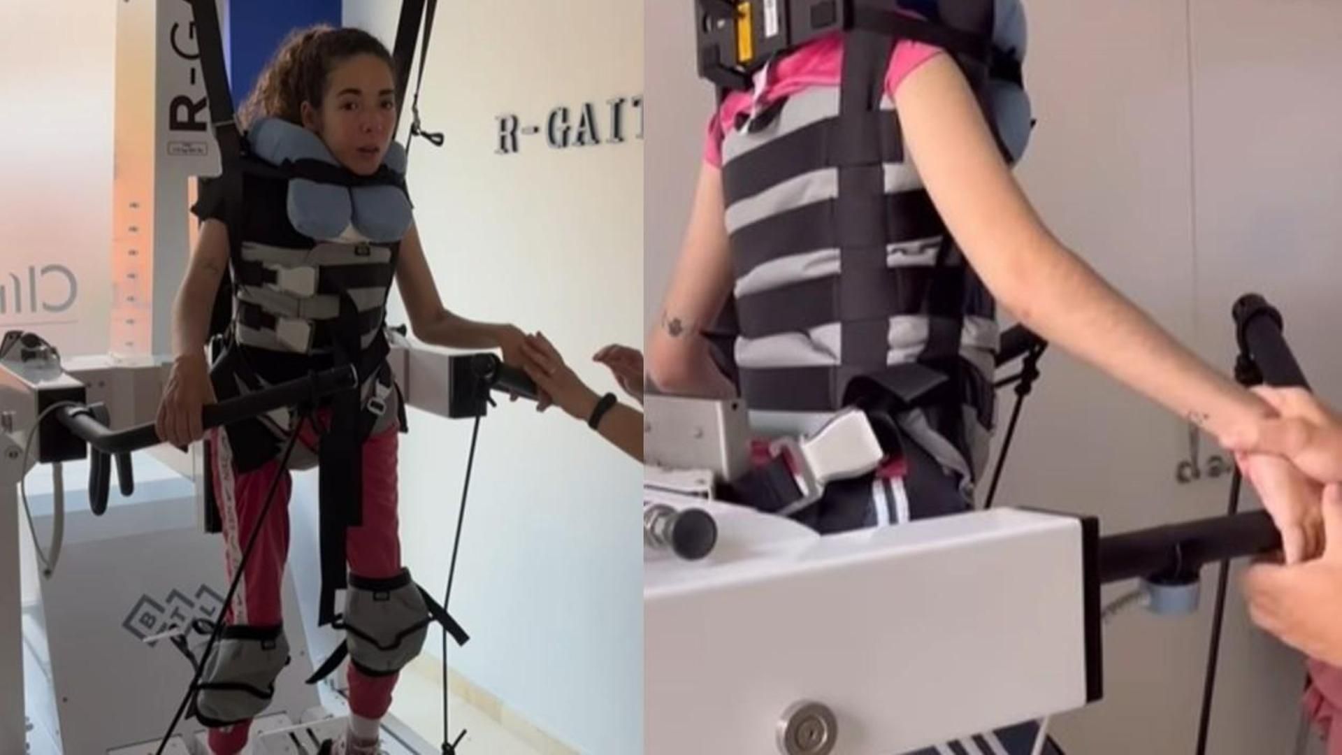 Marta Pérez, la joven de Ibi que estuvo en coma por un batido, sigue dando nuevos pasos en su rehabilitación