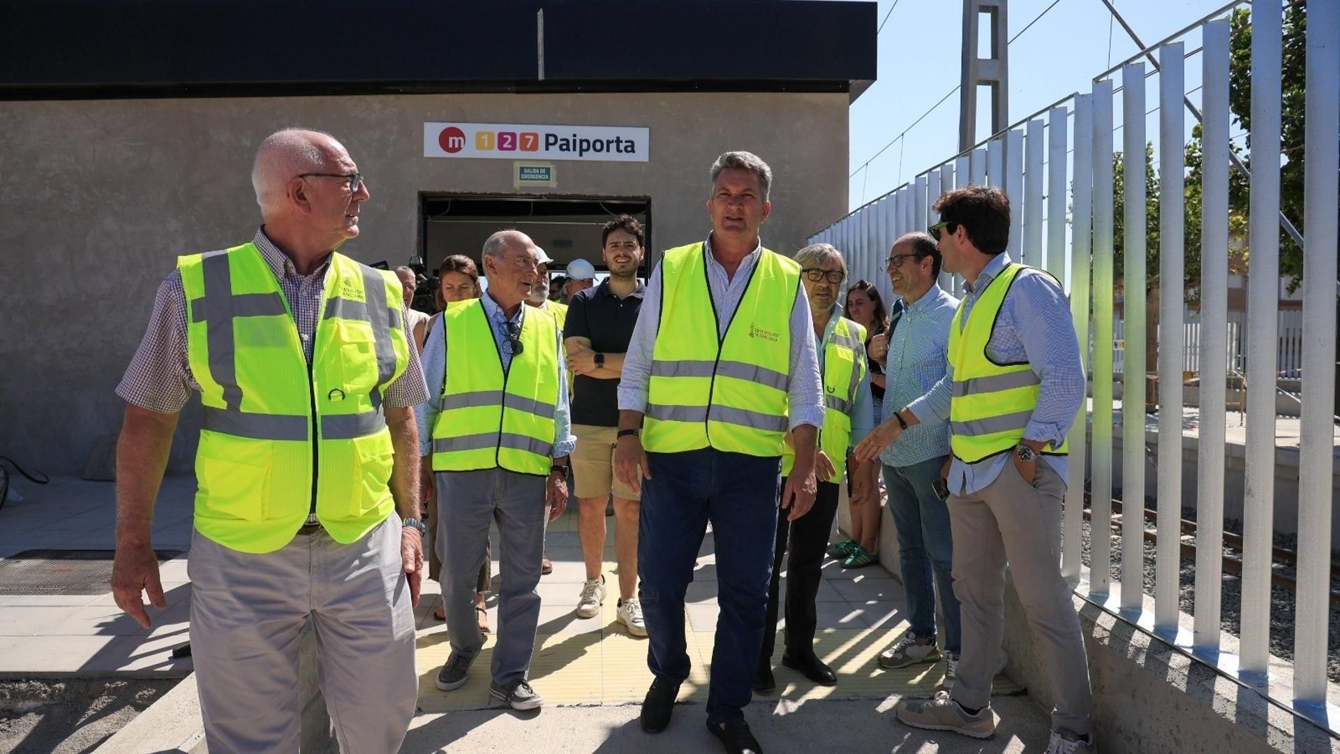 Visita estación de Paiporta