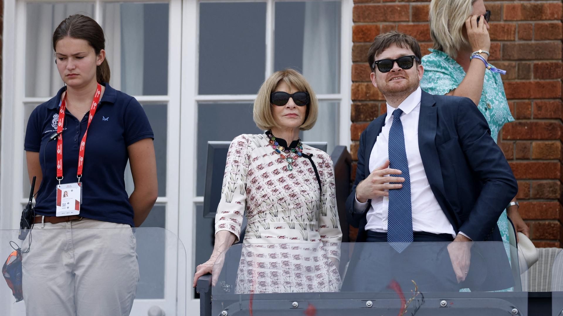Anna Wintour y su hijo Charles