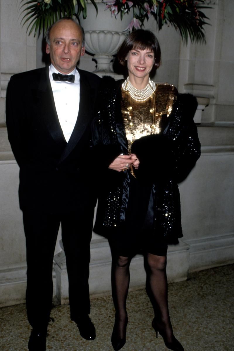 Anna Wintour y su marido, David  Schaeffer