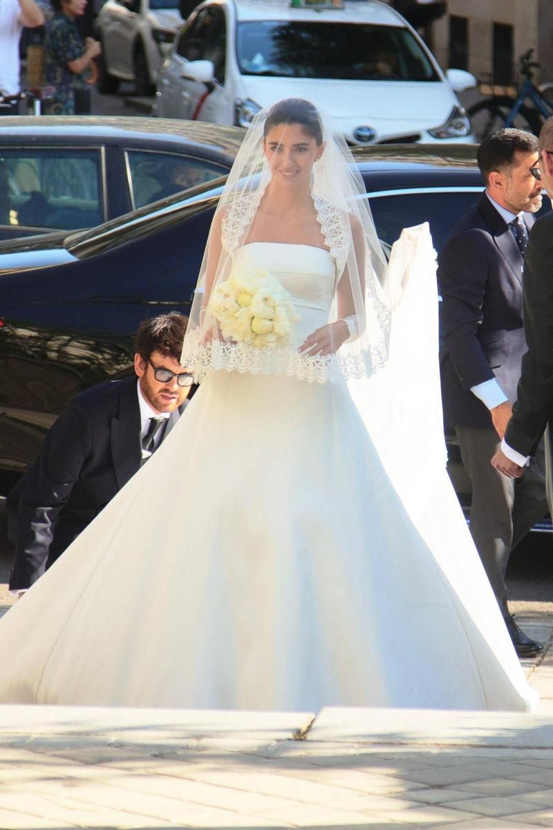 Carla Vico, en su boda con Álvaro González