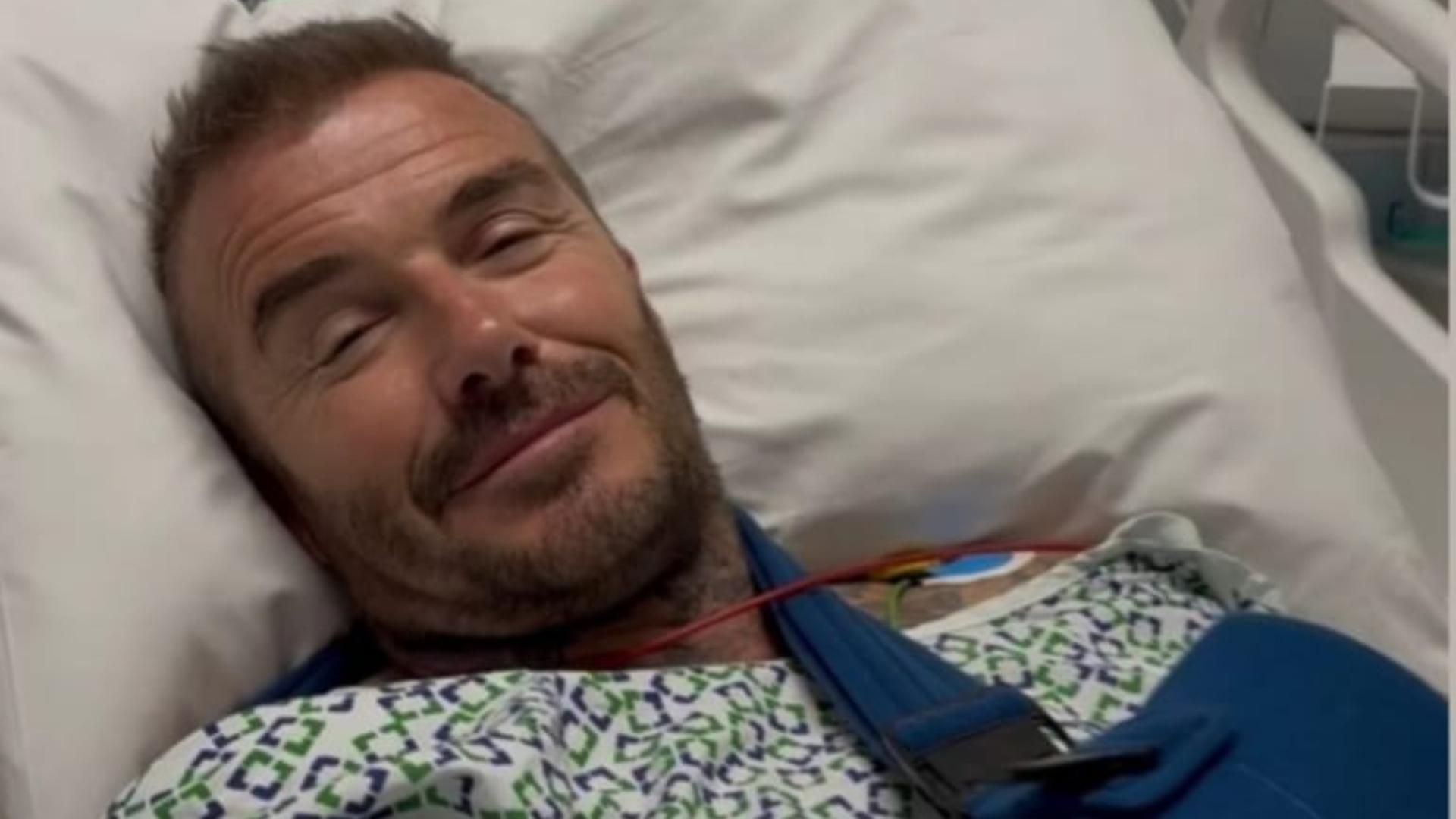 David Beckham, ingresado en el hospital