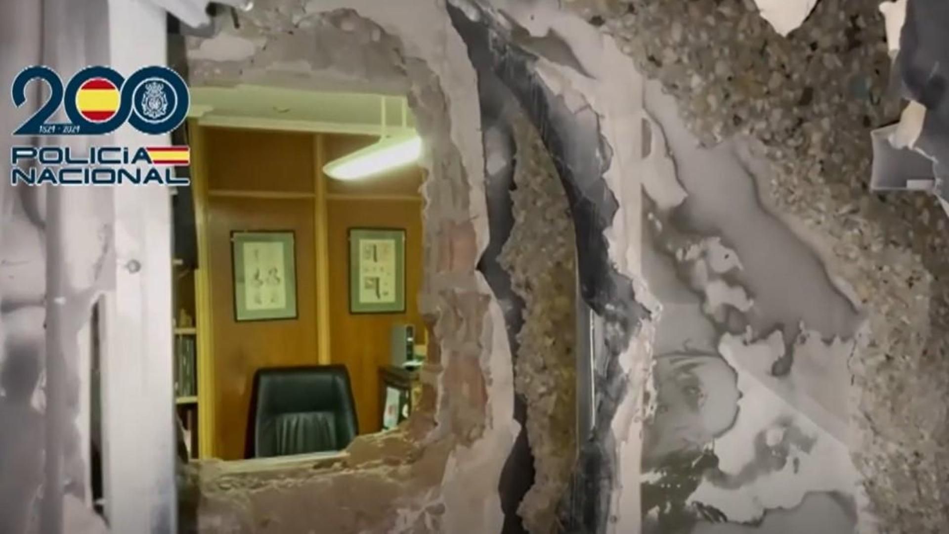 Detienen a cinco ladrones en Madrid tras realizar un butrón para robar más de dos millones de euros en joyas