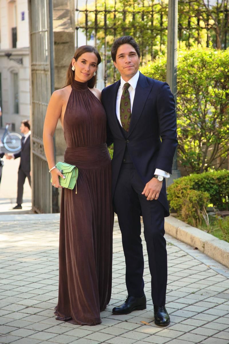María Pombo y Pablo Castellano, en la boda de Álvaro González y Carla Vico