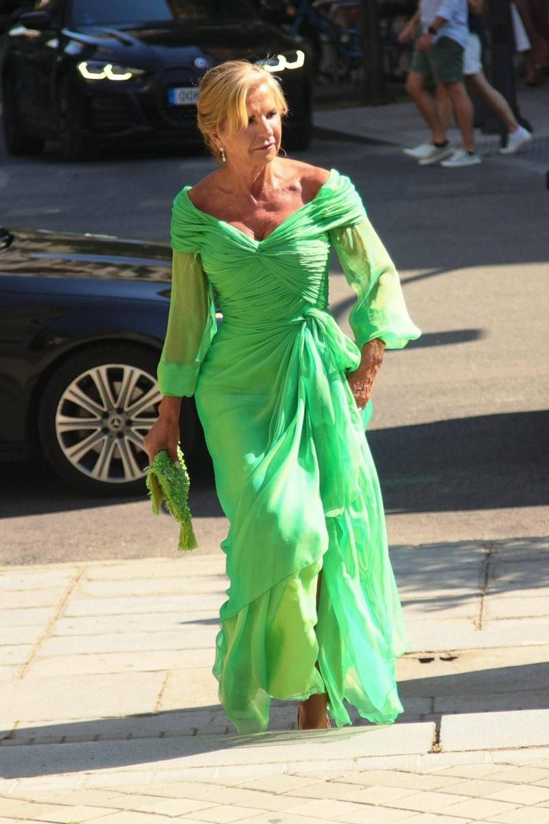 Merche Luengo, en la boda de Álvaro González y Carla Vico