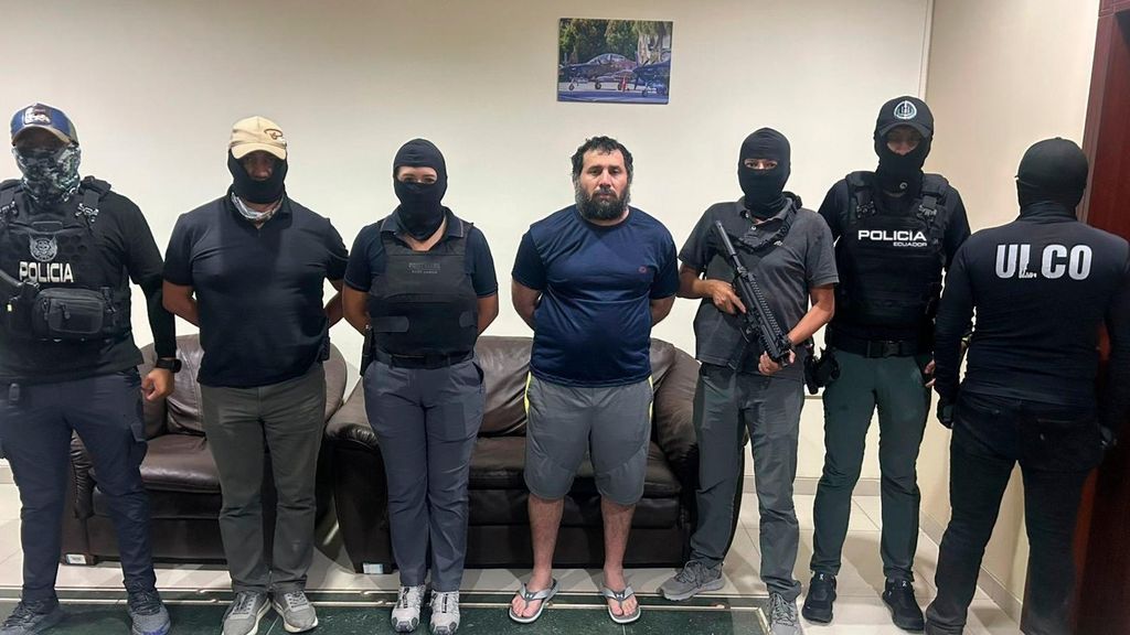 Momento de la detención de 'Fito', líder de la banda criminal Los Choneros