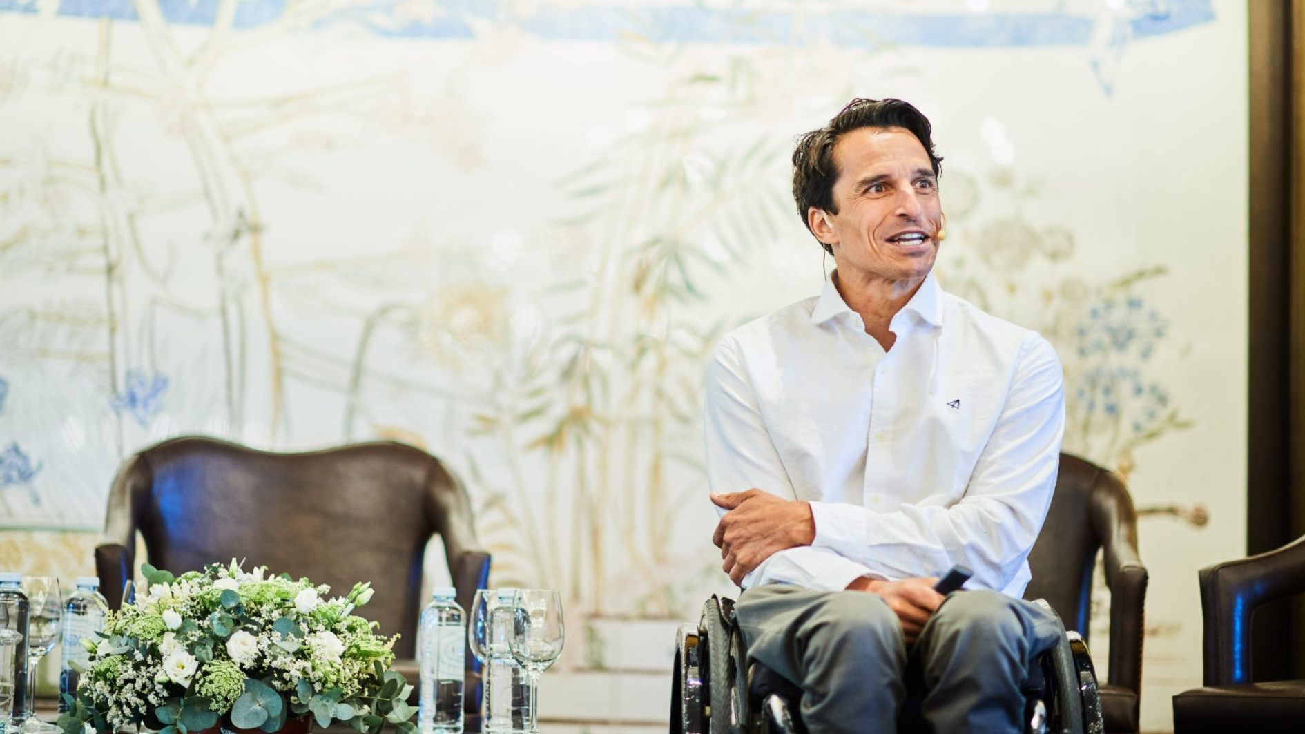 Pablo Tovar, durante una conferencia