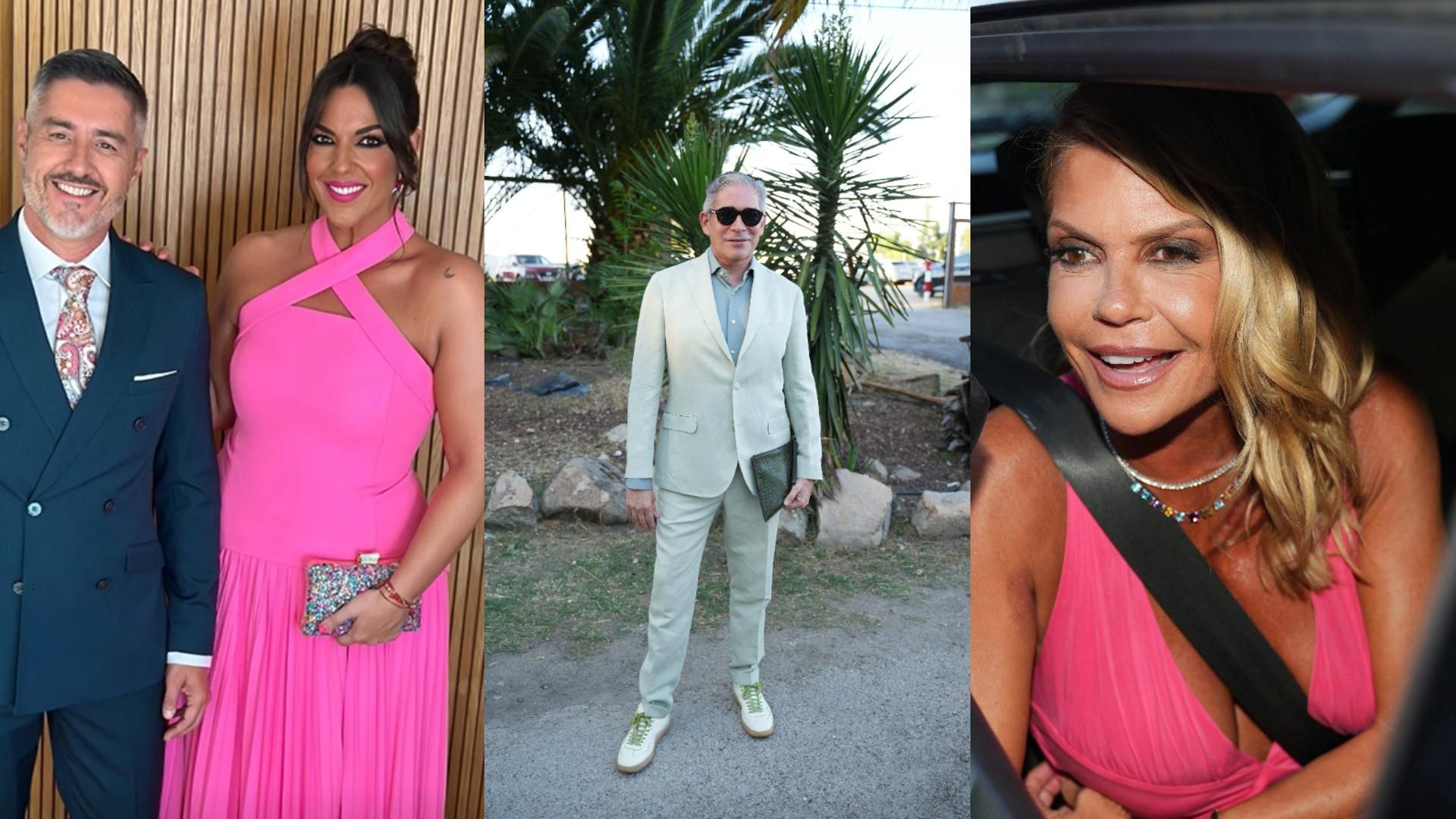 Pepe del Real, Adriana Dorronsoro, Boris Izaguirre y Makoke en la boda de Marta López