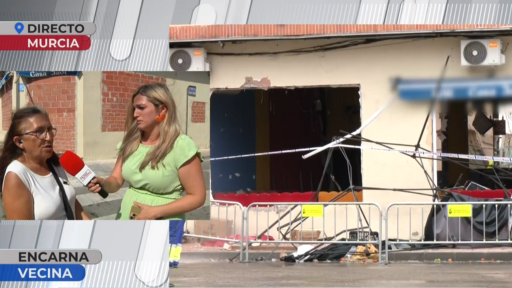 Una vecina de la tetería que explosionó en Lo Pagan, Murcia, asegura que era un foco de problemas: "Había peleas, drogas y prostitución"