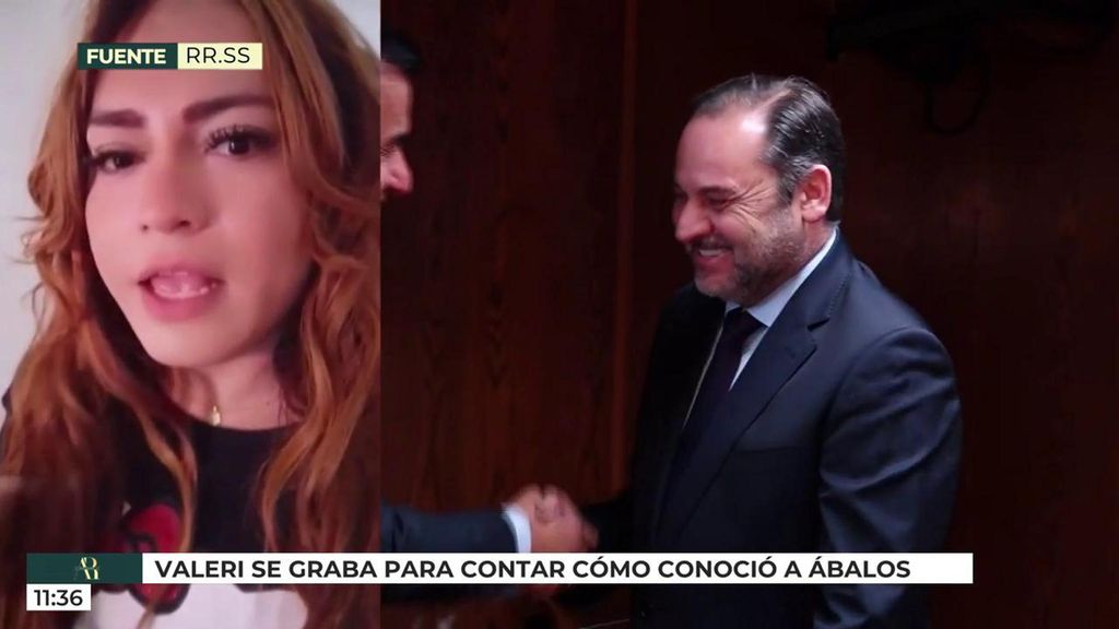 Valeri, la "amiga" de Ábalos, cuenta detalles de su relación: "A este señor lo conocí hace seis años"