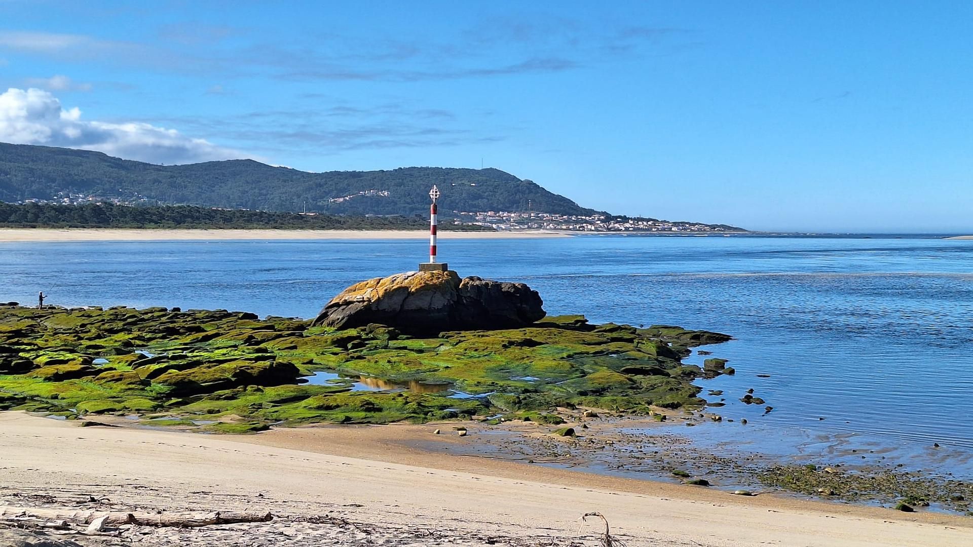 Zona de la desembocadura del río Miño, en A Guarda, Pontevedra