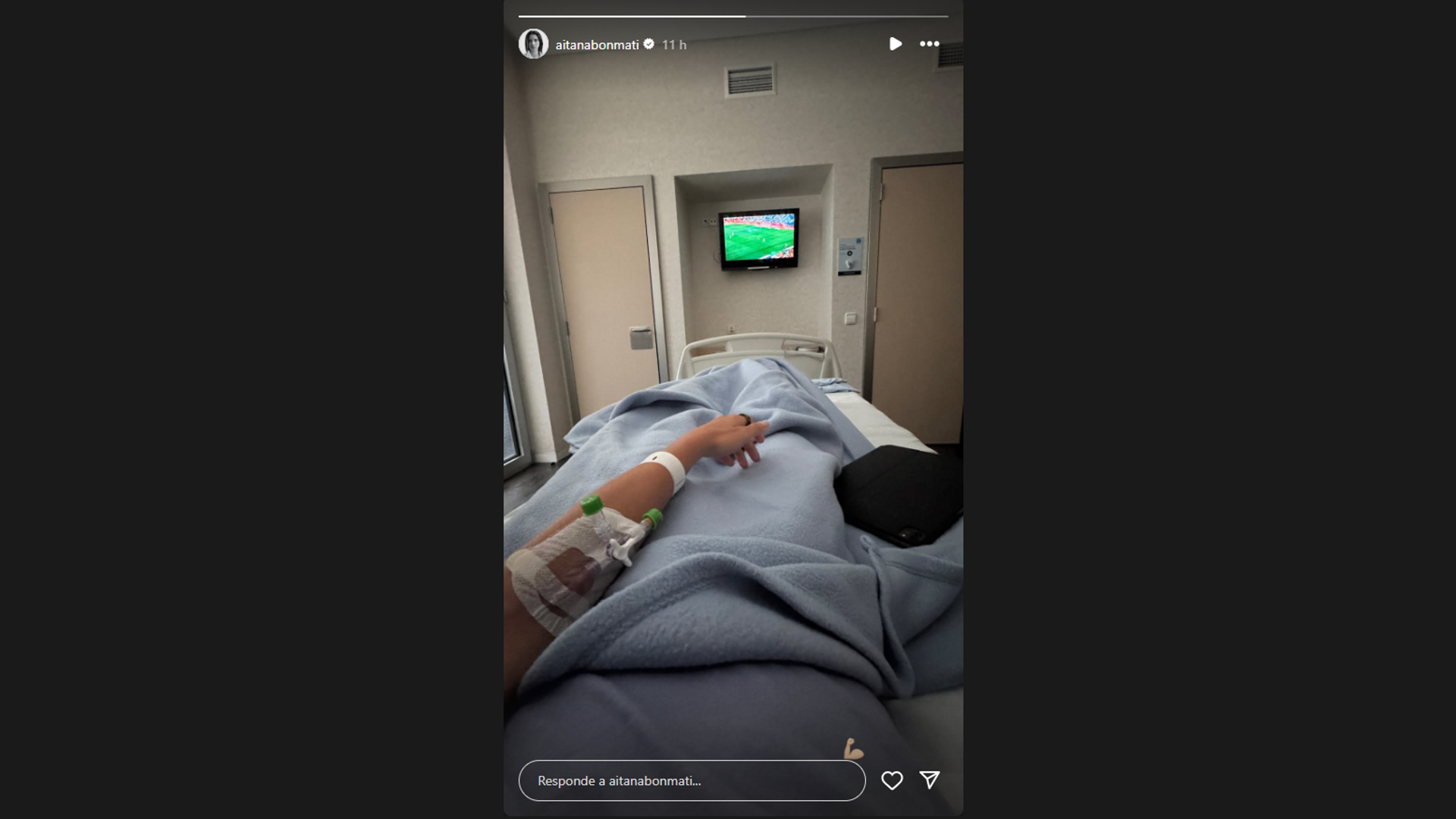 Aitana Bonmatí, ingresada por una meningitis vírica