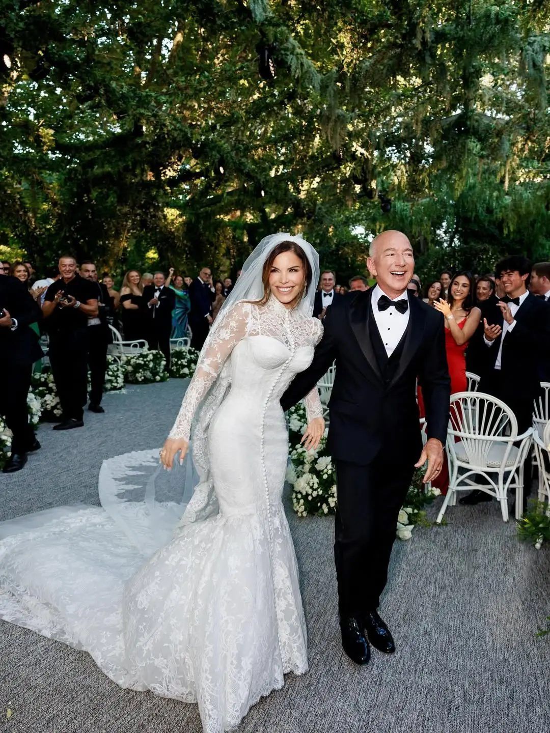 Jeff Bezos en su boda