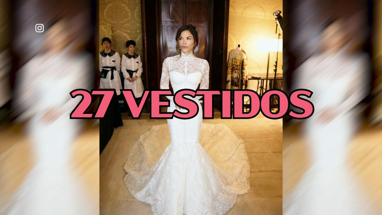 Lauren Sánchez luce en su boda 27 vestidos