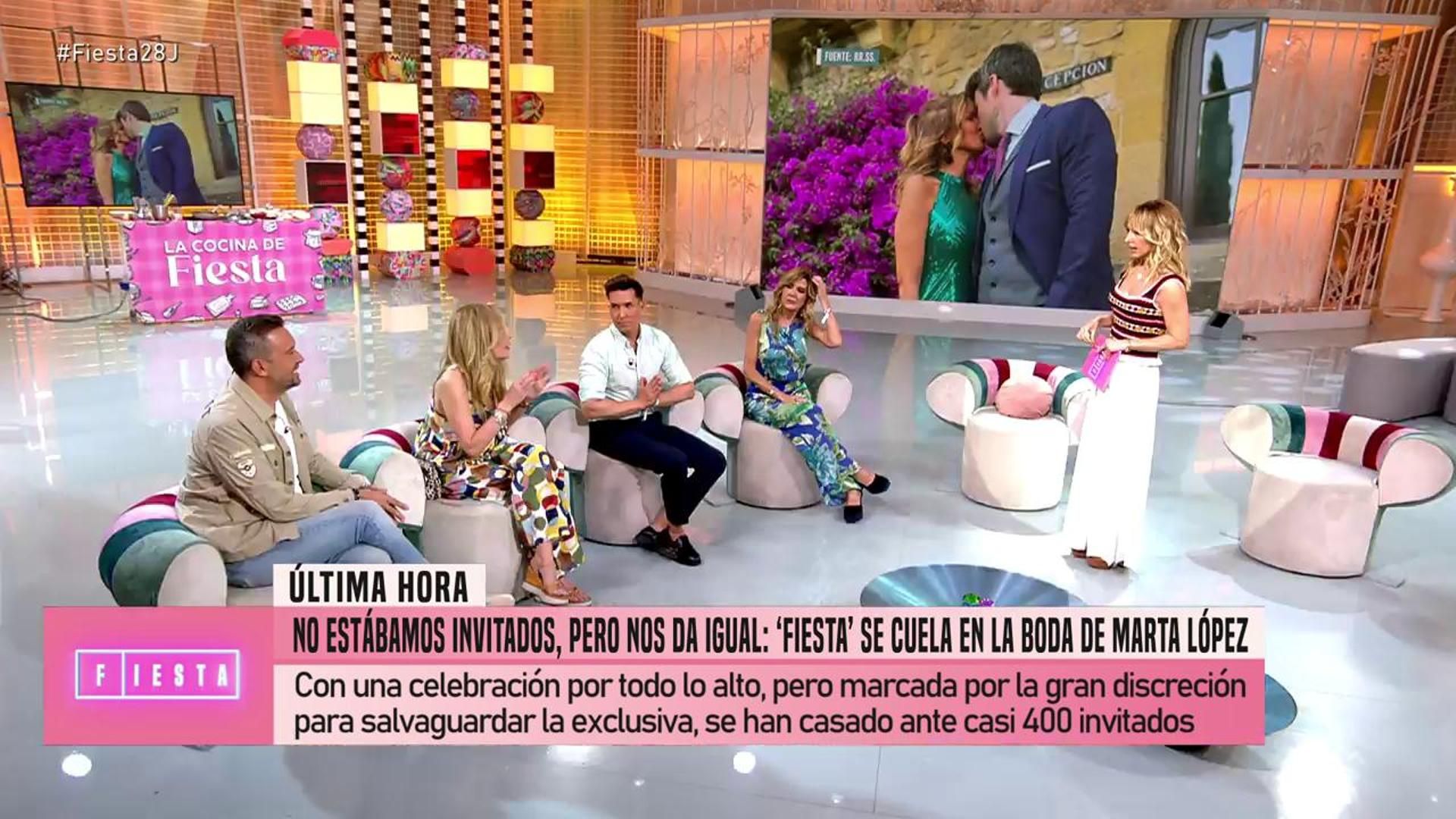Varios asistentes denuncian un robo en la boda de Marta López: "Una invitada se llevó regalos de otros invitados" Fiesta 2025 Top Vídeos 698