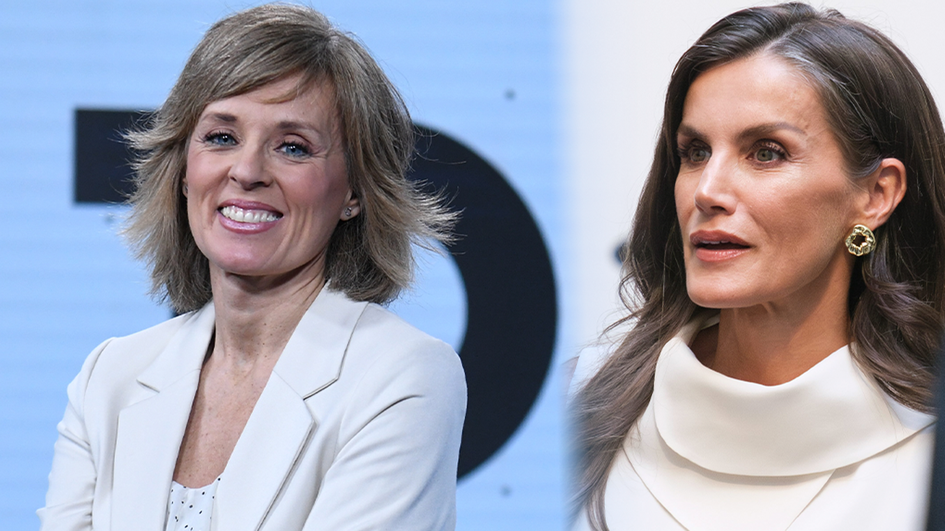 Marta Carazo y la reina Letizia