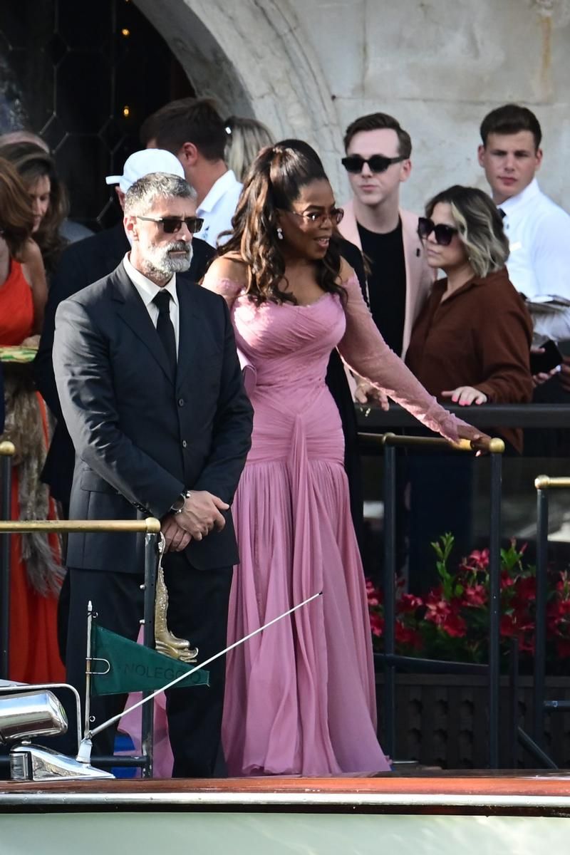 Oprah Winfrey, en la boda de Jeff Bezos y Lauren Sánchez