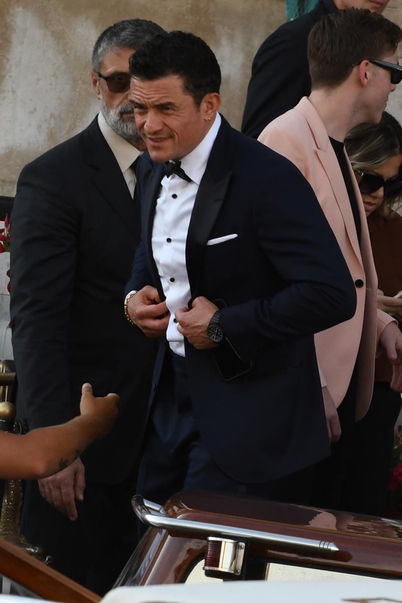 Orlando Bloom, en la boda de Jeff Bezos y Lauren Sánchez
