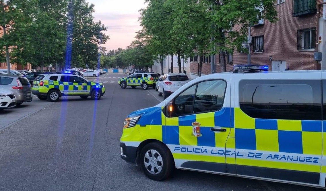 Vehículos de la Policía Local de Aranjuez