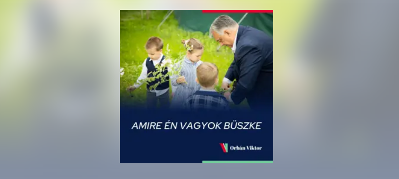 Viktor Orbán publica una foto con sus nietos a pocas horas del desfile del Orgullo en Budapest: "Orgulloso de ellos"