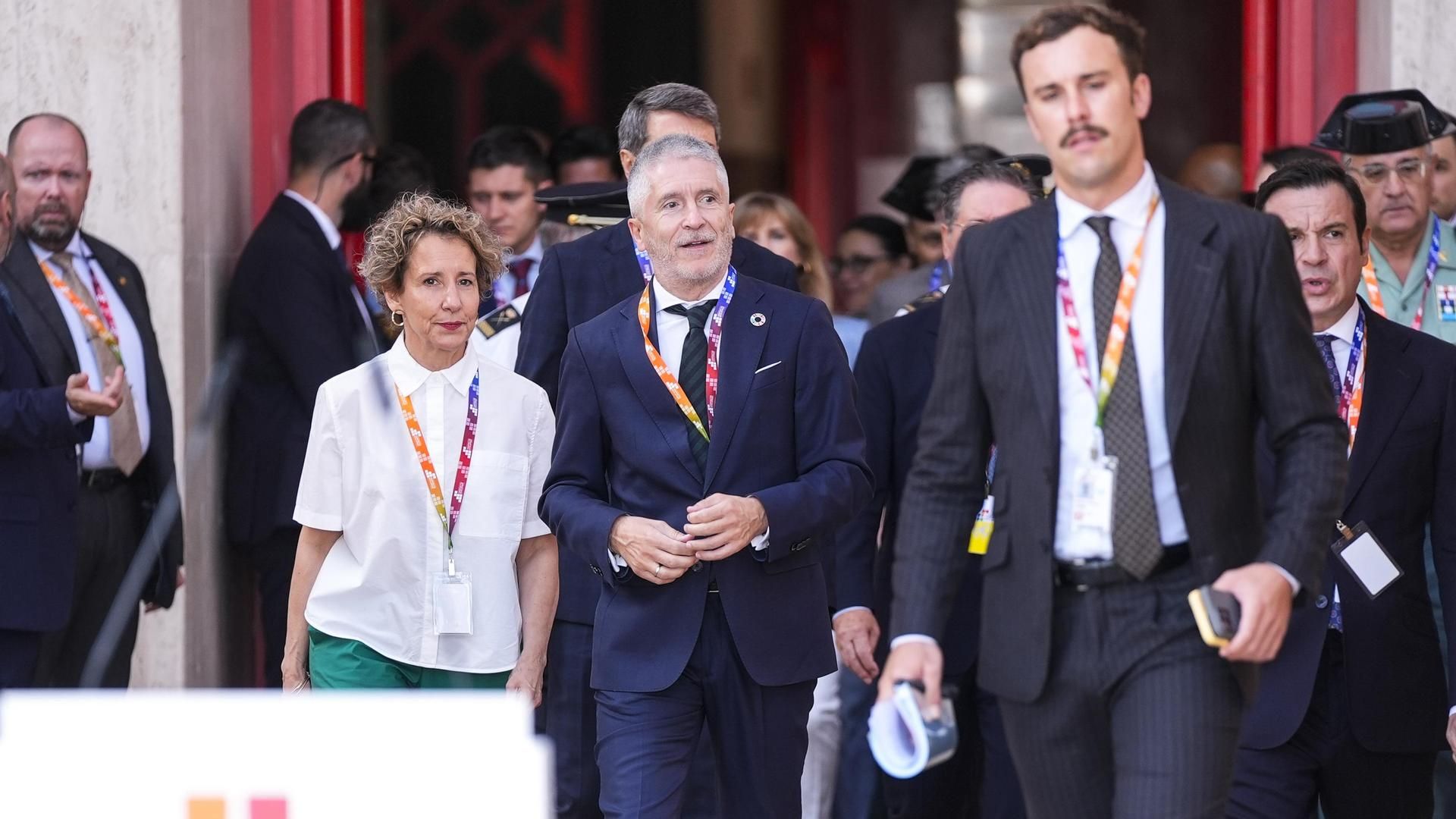 Ceremonia de izado de bandera que marca el inicio del cónclave internacional de la celebración de la IV Conferencia Internacional sobre Financiación del Desarrollo (Sevilla)