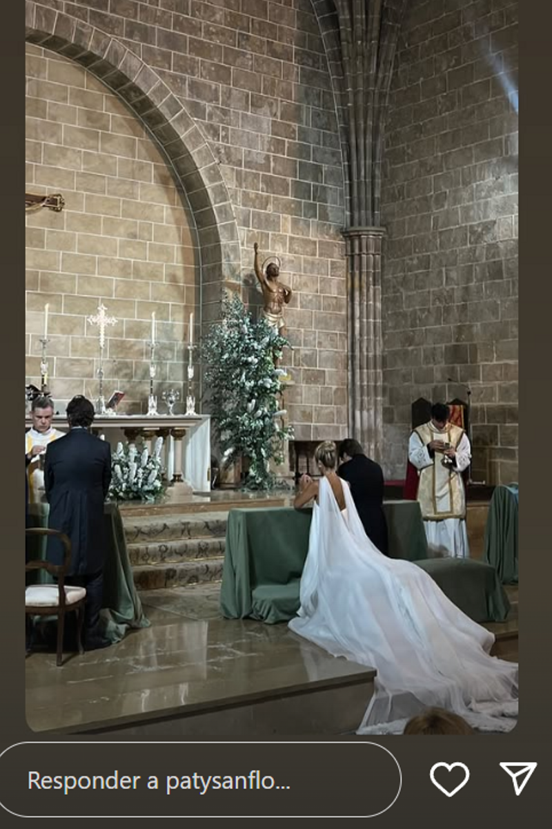 El vestido por detrás de Patricia Sánchez-Flores