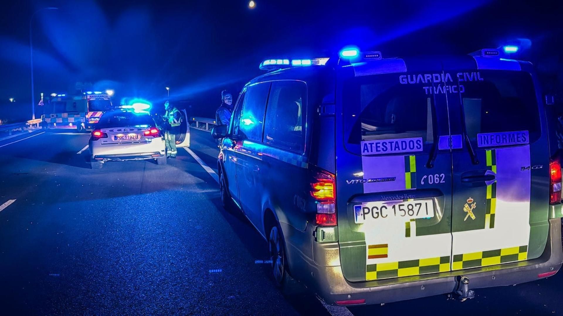 Muere un motorista de unos 40 años tras un accidente de tráfico en la A2, a la altura de Alcalá de Henares