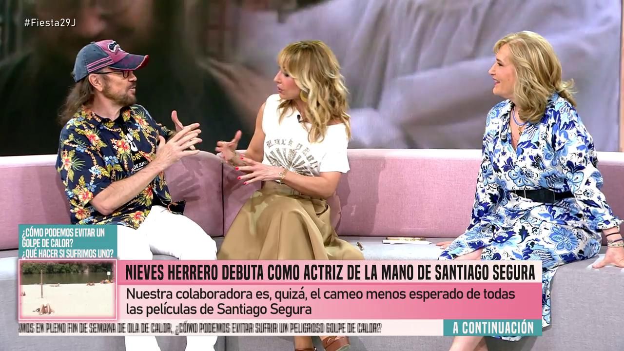 Nieves Herrero y Santiago Segura