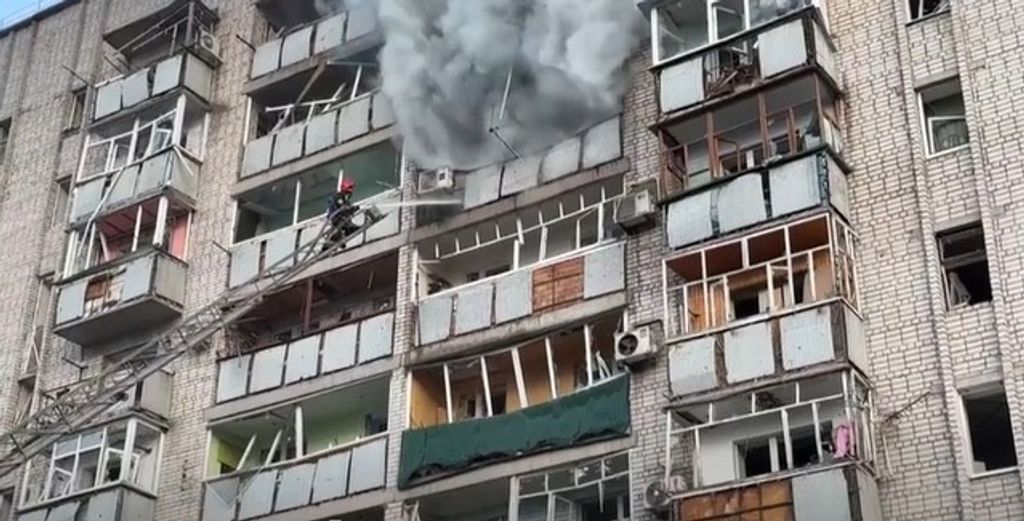 Rusia dispara casi 480 drones y medio centenar de misiles en uno de los ataques más potentes de la guerra