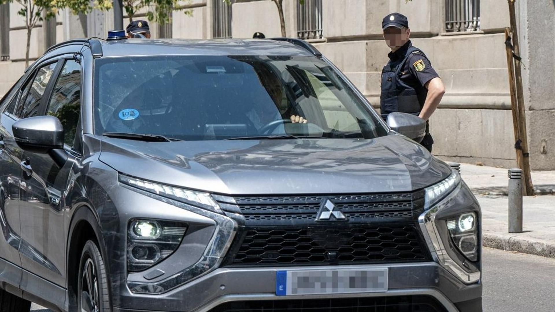 Así ha sido la salida de Santos Cerdán del Tribunal Supremo camino a la prisión de Soto del Real