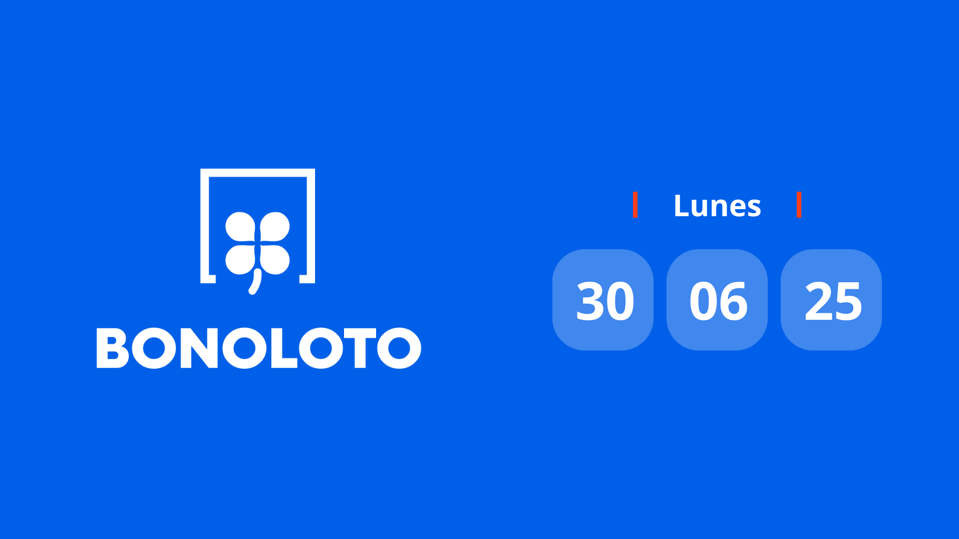 Comprobar Bonoloto: números premiados hoy lunes 30 de junio de 2025